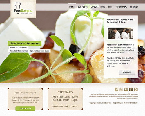 Cafe and Restaurant Templates Cafe and Restaurant Templates