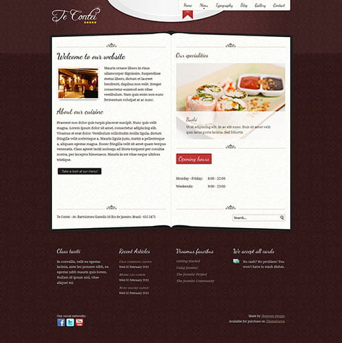 Cafe and Restaurant Templates Cafe and Restaurant Templates