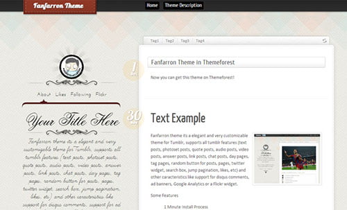 Free and Premium Tumblr Themes