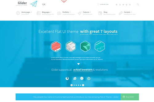 Flat WordPress Themes