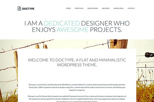 Flat WordPress Themes