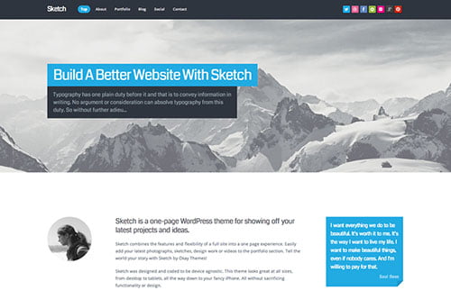 Flat WordPress Themes