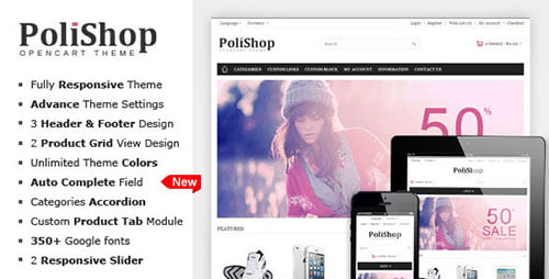 Responsive OpenCart Themes