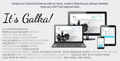 Responsive OpenCart Themes