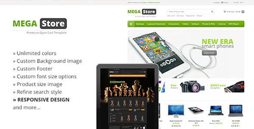 Responsive OpenCart Themes