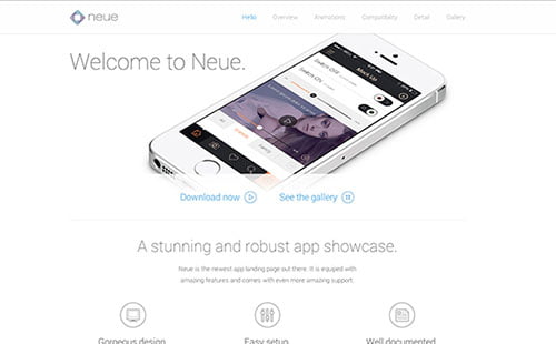 Versatile Landing Page Themes