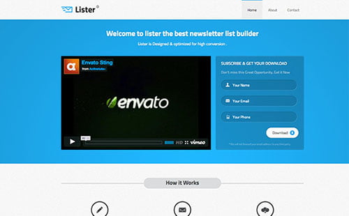 Versatile Landing Page Themes