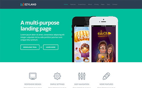 Versatile Landing Page Themes
