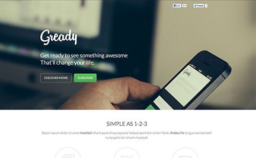 Versatile Landing Page Themes