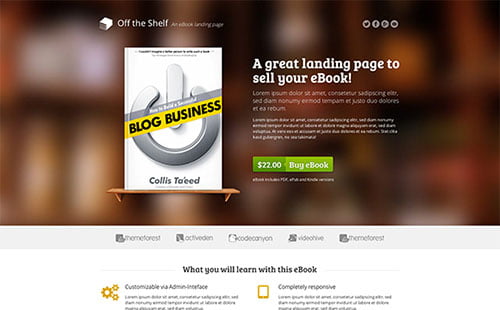 Versatile Landing Page Themes