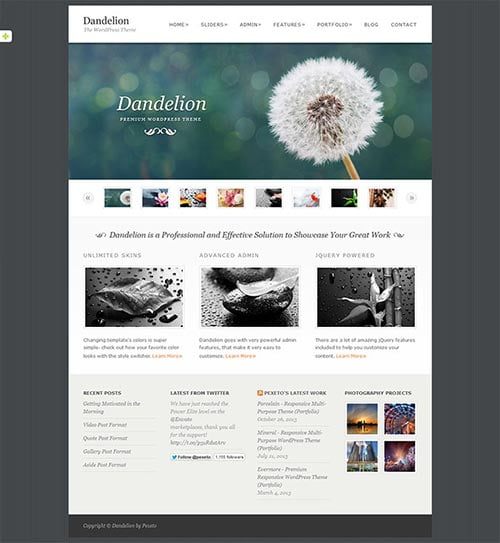 Typography WordPress Themes