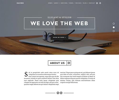 Typography WordPress Themes