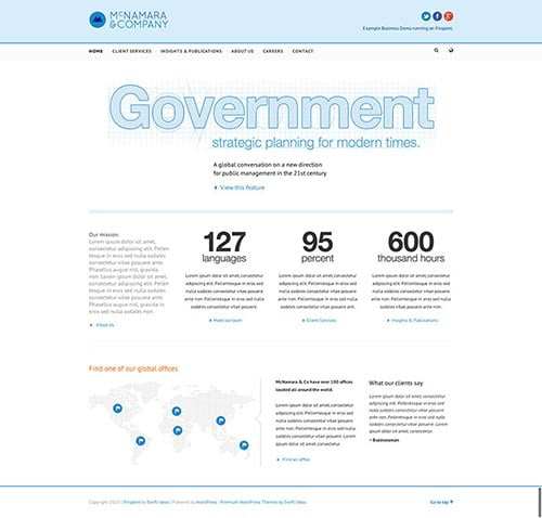 Typography WordPress Themes