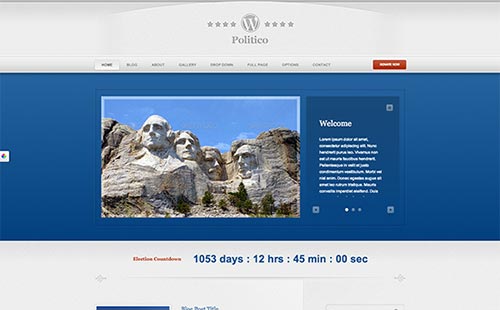 Political and Government Website Themes