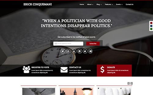 Political and Government Website Themes