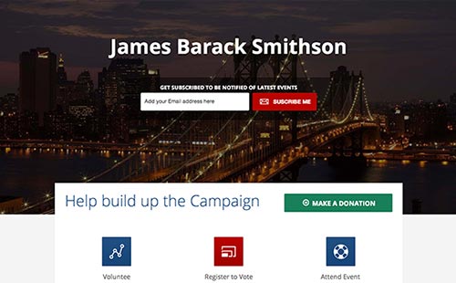 Political and Government Website Themes