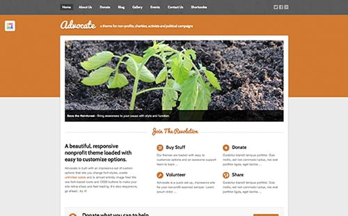 Political and Government Website Themes