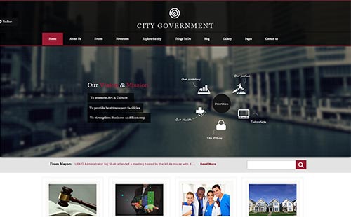 Political and Government Website Themes