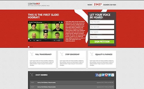 Political and Government Website Themes