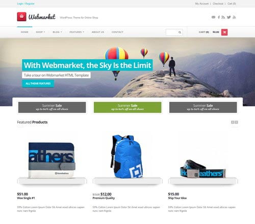 Premium WordPress Themes for Shop and Store 2014