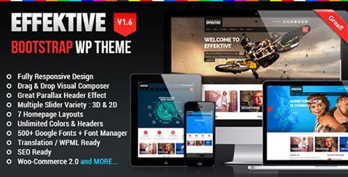 Bootstrap WordPress Themes
