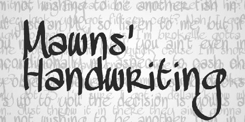 Creative Handwriting Fonts