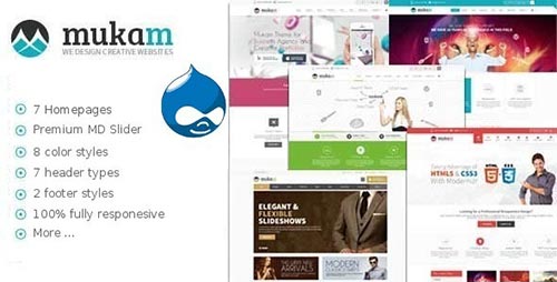 Drupal Responsive Themes 2014