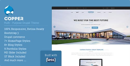 Drupal Responsive Themes 2014
