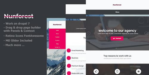 Drupal Responsive Themes 2014