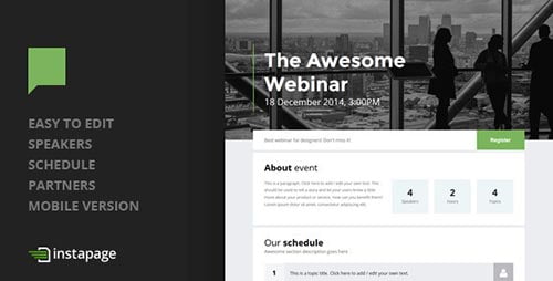 Instapage Landing Page Templates Instapage Landing Page Templates