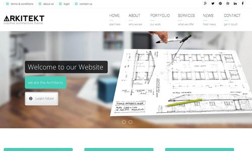 Inspiring Architecture And Construction WordPress Themes