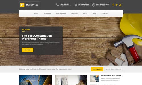 Inspiring Architecture And Construction WordPress Themes