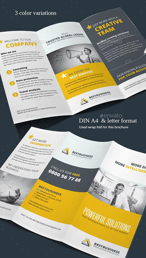 PSD & InDesign Brochure Templates