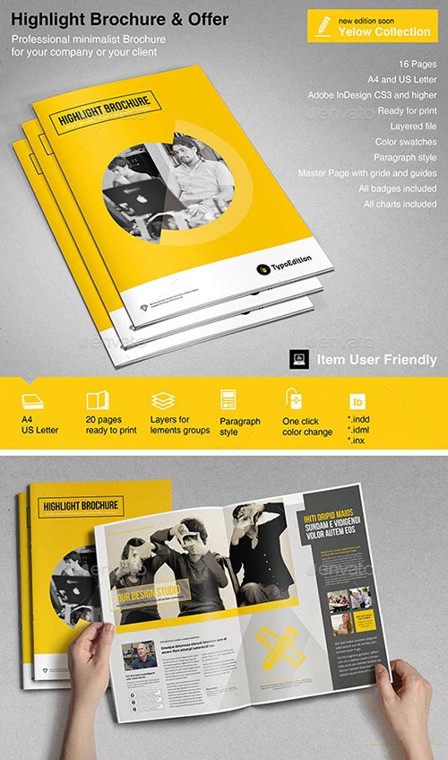 PSD & InDesign Brochure Templates