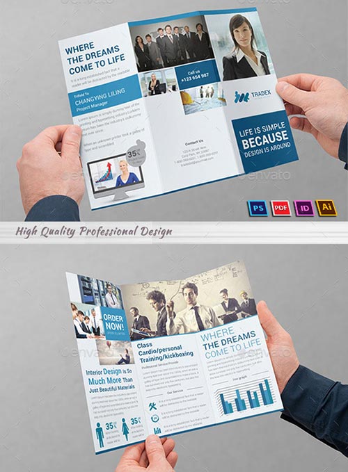 PSD & InDesign Brochure Templates