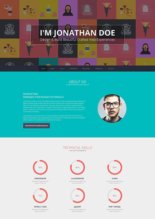 Attractive Online Resume Templates