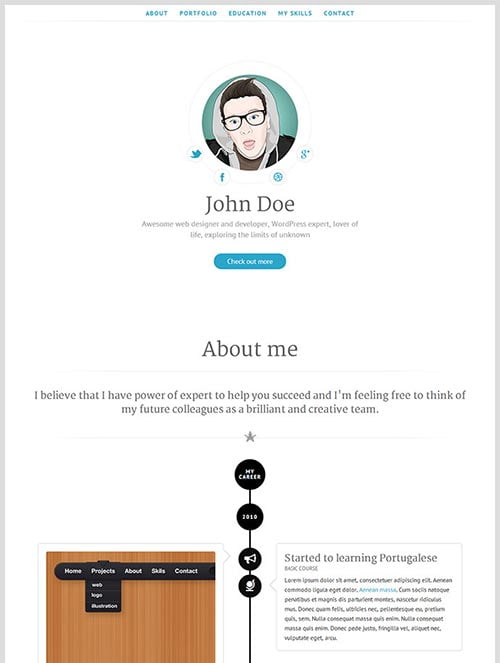 Attractive Online Resume Templates