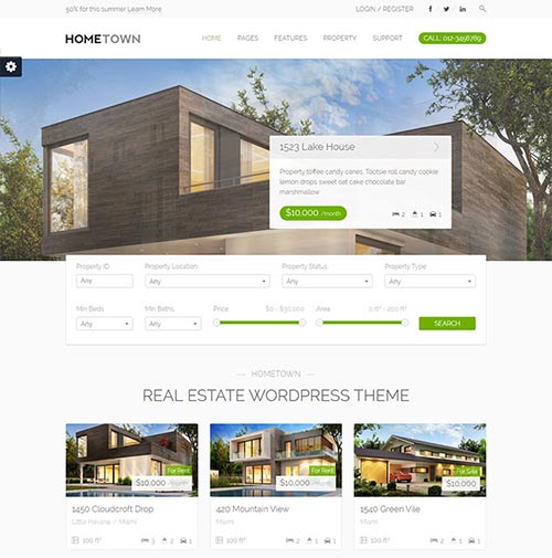 Beautiful Real Estate WordPress Themes