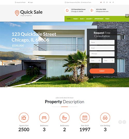 Beautiful Real Estate WordPress Themes