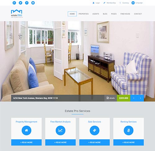 Beautiful Real Estate WordPress Themes