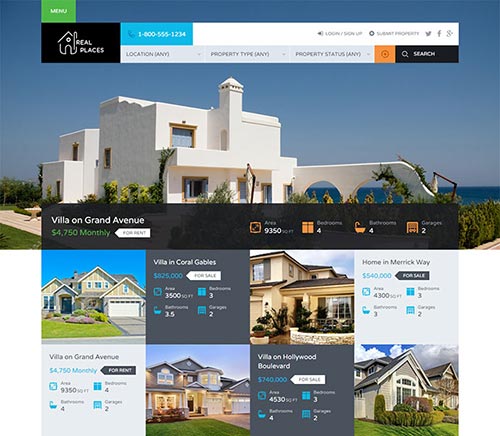 Beautiful Real Estate WordPress Themes
