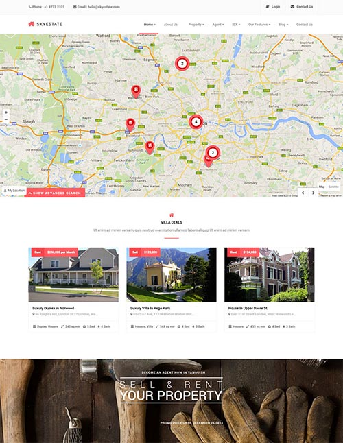 Beautiful Real Estate WordPress Themes