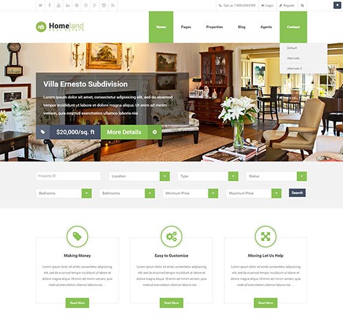 Beautiful Real Estate WordPress Themes
