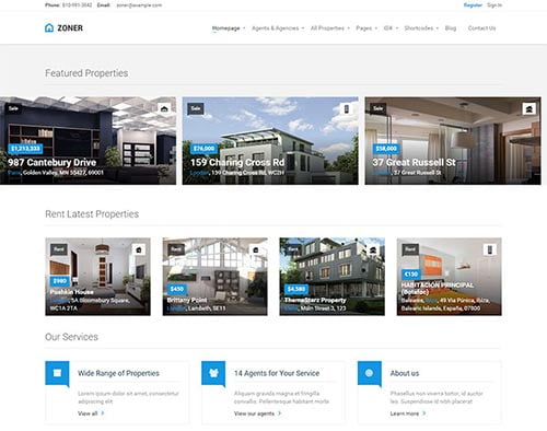 Beautiful Real Estate WordPress Themes