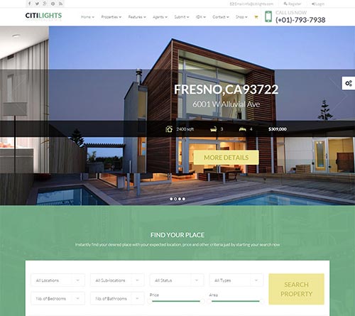 Beautiful Real Estate WordPress Themes