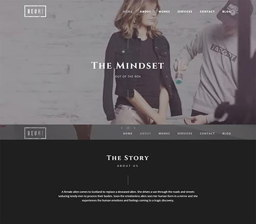 Portfolio WordPress Themes with Video Backgrounds