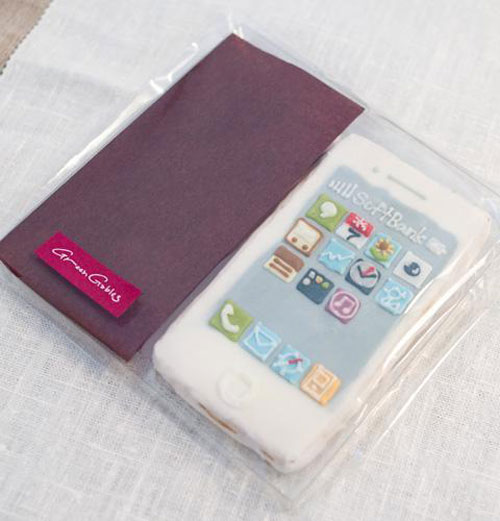 iPhone Cookies by Japanese Green Gables Sweets & Cafe