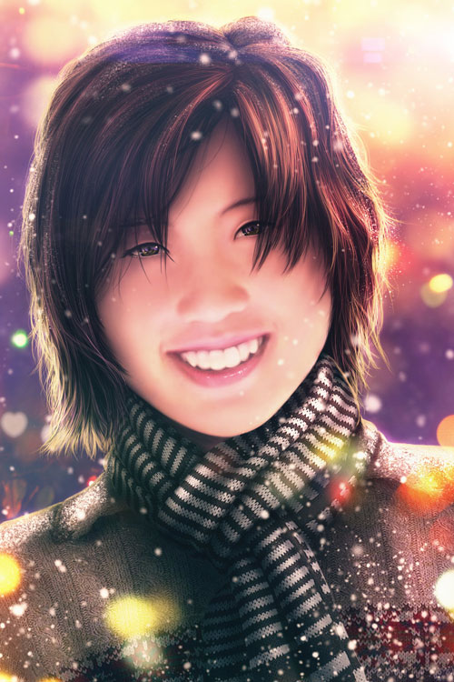 Christopher Ang Realistic Anime Portraits - DzineWatch