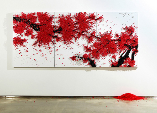 Amazing Wall Installations by Ran Hwang