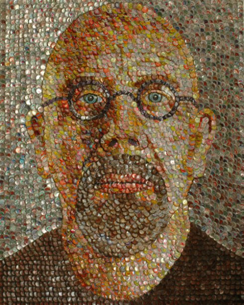 Bottle Cap Portraits by Molly Right